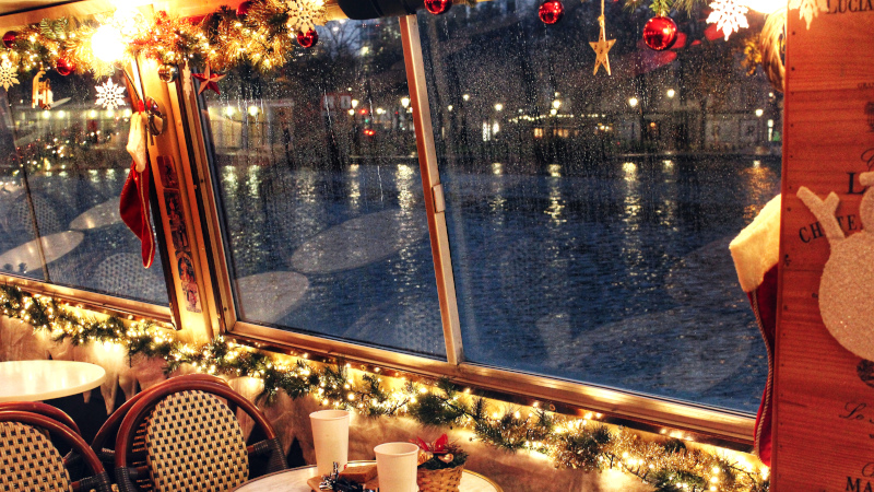 2023 Christmas tea time cruise: On the Canal Saint Martin and the Seine