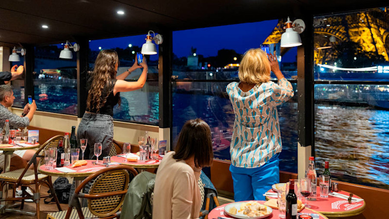 Bistro cruise on the Seine with charcuterie and cheese board