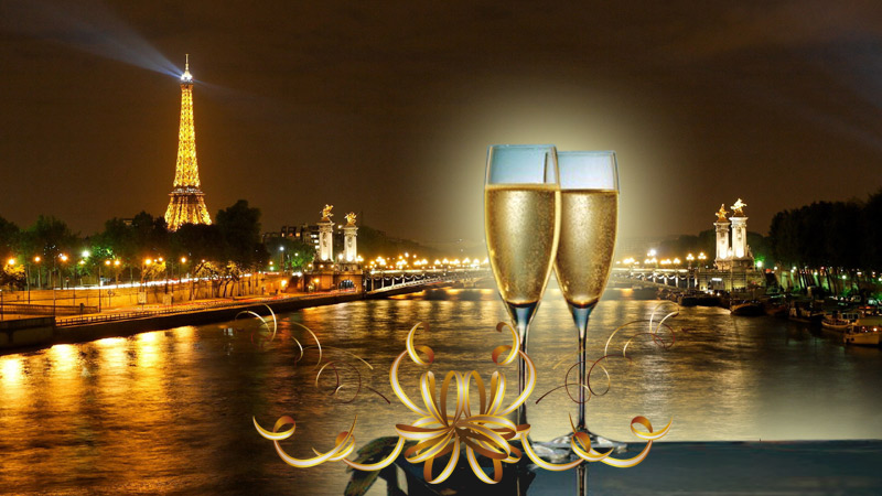 2024 New Year's Eve dinner cruise in Paris